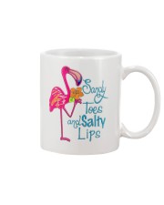 Flamingo Sandy Toes and Salty Lips Mug tile
