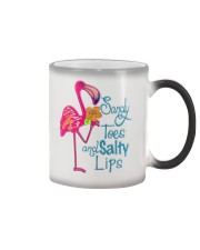 Flamingo Sandy Toes and Salty Lips Color Changing Mug tile