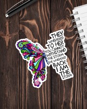 She whispered back i am the storm Sticker - Single (Vertical) aos-sticker-single-vertical-lifestyle-front-05