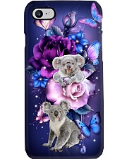 KOALA PURPLE BUTTERFLY FLOWER 2 Phone Case i-phone-8-case