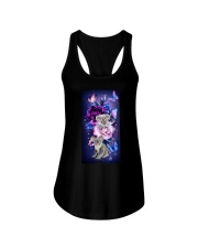 KOALA PURPLE BUTTERFLY FLOWER 2 Ladies Flowy Tank tile