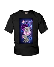 KOALA PURPLE BUTTERFLY FLOWER 2 Youth T-Shirt tile