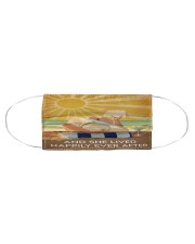 And She lived happily ever after Cloth face mask aos-face-mask-coverlet-lifestyle-front-01