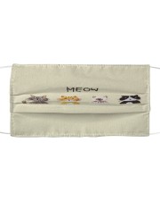 CAT CUTE FACE Cloth face mask front