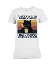 Cat That's What I Do Premium Fit Ladies Tee tile