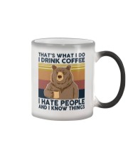 Cat That's What I Do Color Changing Mug tile