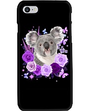 CUTE KOALA PURPLE FLOWER Phone Case tile