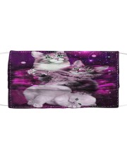 Cats Purple Cloth face mask front