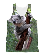 CUTE KOALA CLIMBING All-Over Unisex Tank tile