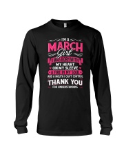 Fire In Soul March Girl Shirts and Hoodies Long Sleeve Tee thumbnail