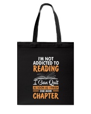 Addicted To Reading Tote Bag thumbnail