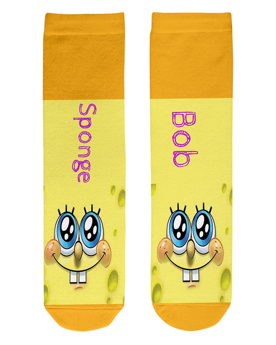 SpongeBob Socks Crew Length Socks
