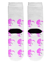 Cats Socks Crew Length Socks back