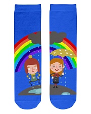 Rainbow Socks Crew Length Socks front