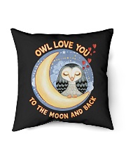 Owl Love You The Moon and Back Valentine Day Indoor Pillow tile