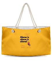 Corona 2020 - Alone is alone Weekender Tote front