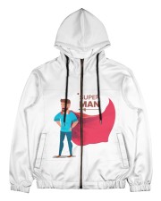 supertest test Men's All Over Print Full Zip Hoodie thumbnail