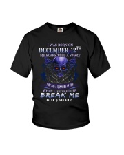 12 december break me Youth T-Shirt tile