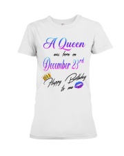 december a queen23 Premium Fit Ladies Tee tile