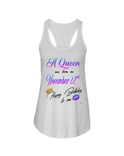 november a queen22 Ladies Flowy Tank tile