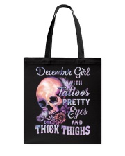 December Girl Tote Bag tile