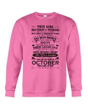 october girl Crewneck Sweatshirt tile
