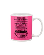 october girl Mug tile