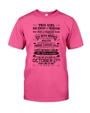 27 october this girl Classic T-Shirt front