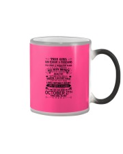 27 october this girl Color Changing Mug tile