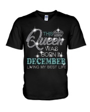 December Queen V-Neck T-Shirt tile
