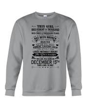 15 december this girl Crewneck Sweatshirt tile