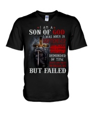 September Son Of God V-Neck T-Shirt tile