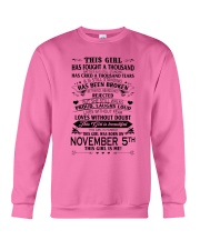 5 november this girl Crewneck Sweatshirt tile