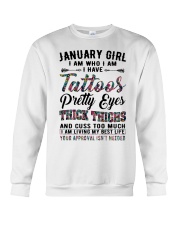 January Girl Crewneck Sweatshirt tile