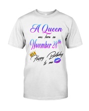 november a queen28 Classic T-Shirt front
