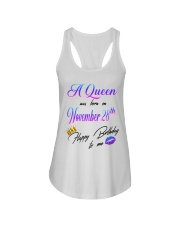 november a queen28 Ladies Flowy Tank tile