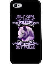 July Girl Phone Case tile