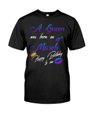 4 march a queen Classic T-Shirt tile
