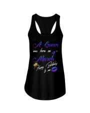 4 march a queen Ladies Flowy Tank tile