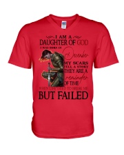 December Daughter V-Neck T-Shirt tile
