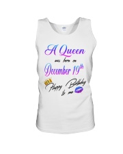 december a queen19 Unisex Tank tile