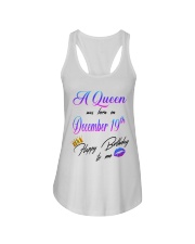 december a queen19 Ladies Flowy Tank tile