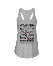 November Girl Ladies Flowy Tank tile