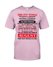 8 this a woman Classic T-Shirt front