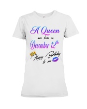december a queen12 Premium Fit Ladies Tee tile