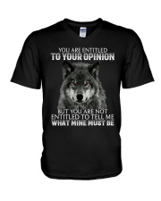 To Your Opinion V-Neck T-Shirt tile