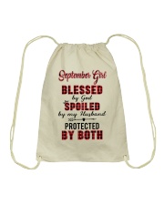 September Girl Drawstring Bag tile