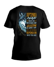 September Man V-Neck T-Shirt tile