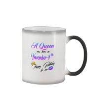 november a queen4 Color Changing Mug tile