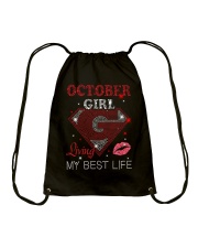 October Girl Drawstring Bag tile
